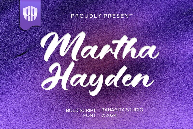 Martha Hayden Schriftart