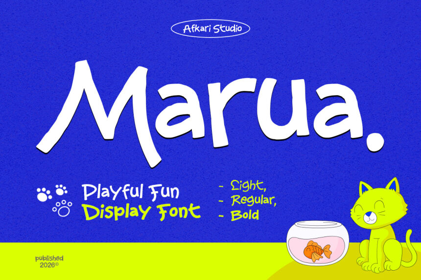 Marua Regular — Presentación de la fuente