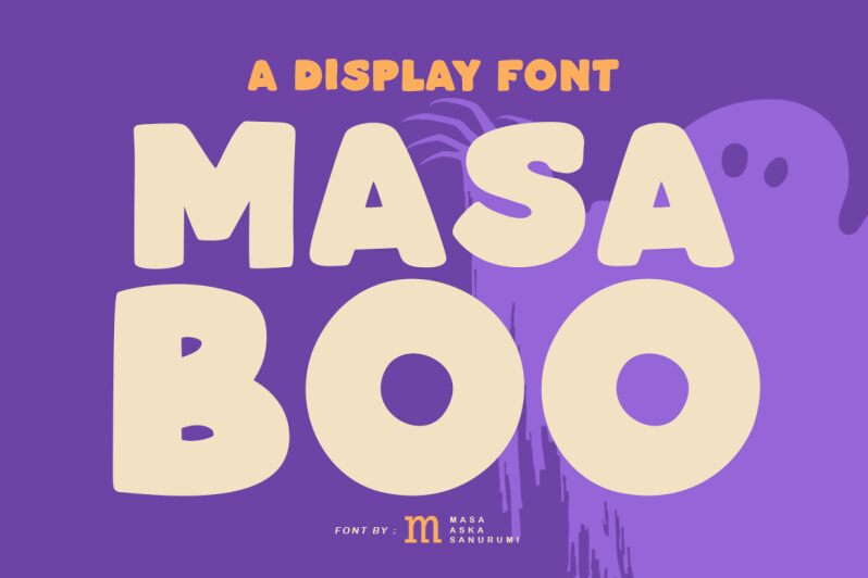 Masa Boo Schriftart