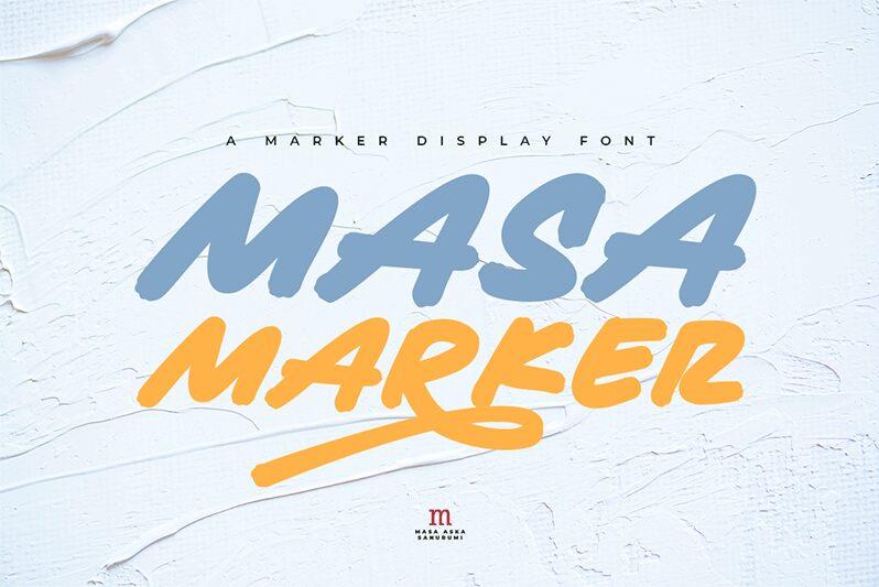 Masa Marker Schriftart