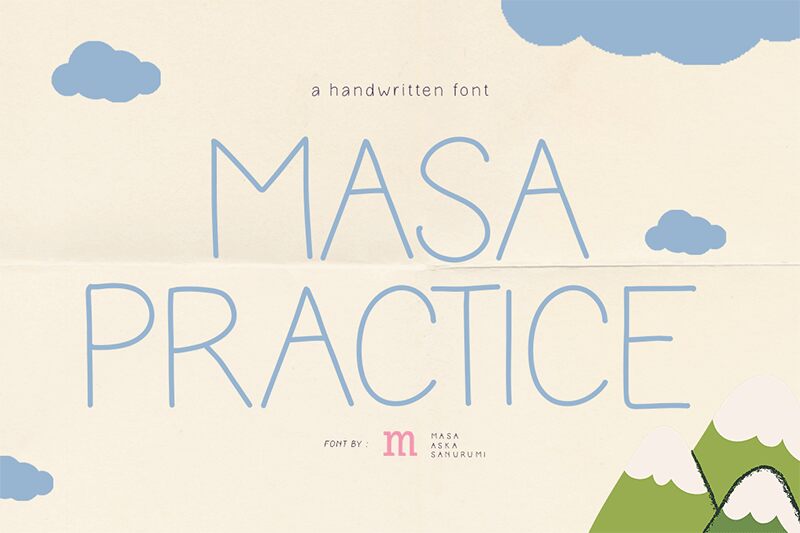 Masa Practice Schriftart
