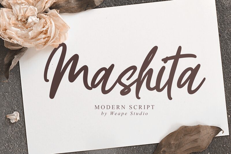 Mashita Schriftart