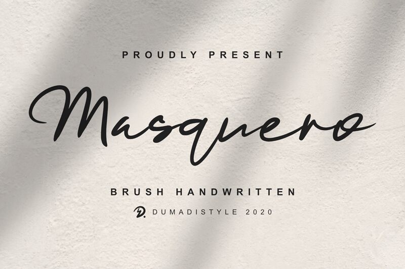 Masquero Schriftart