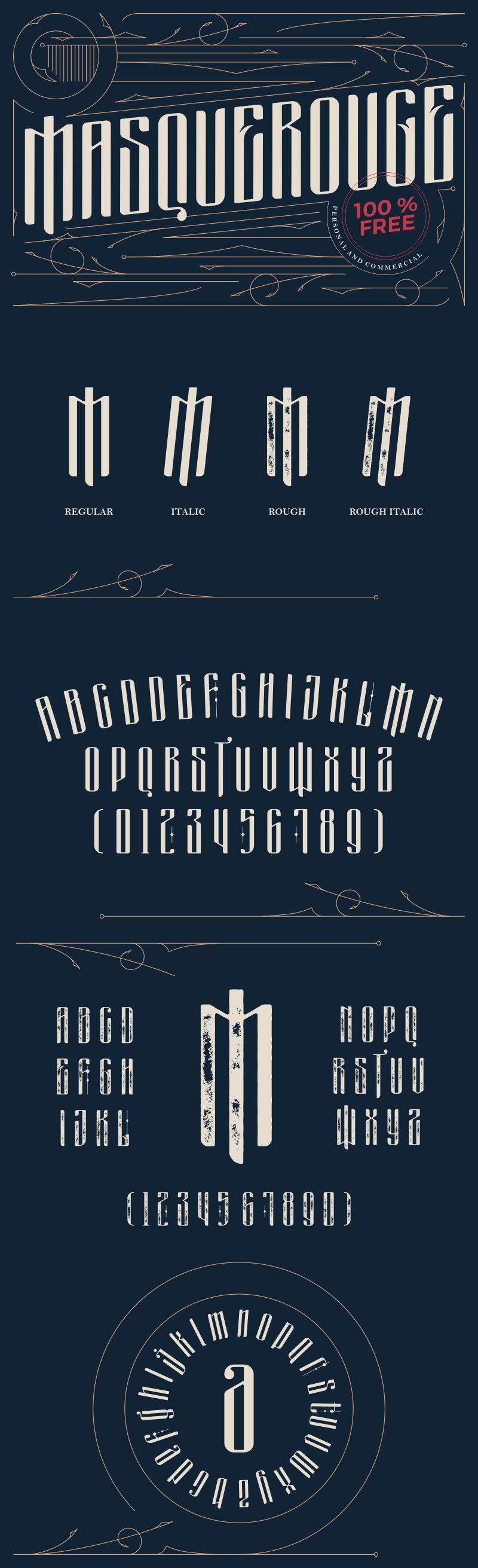 masquerouge Czcionka