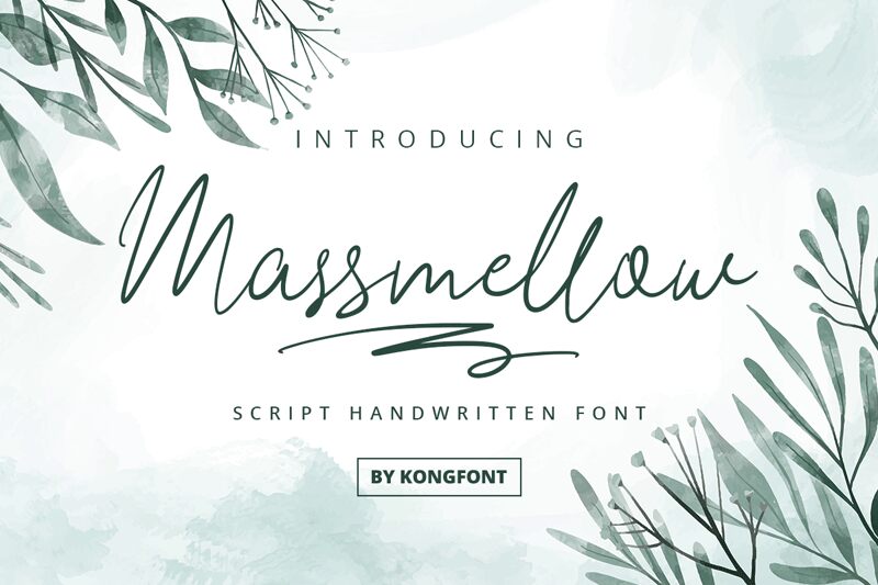Massmellow Schriftart