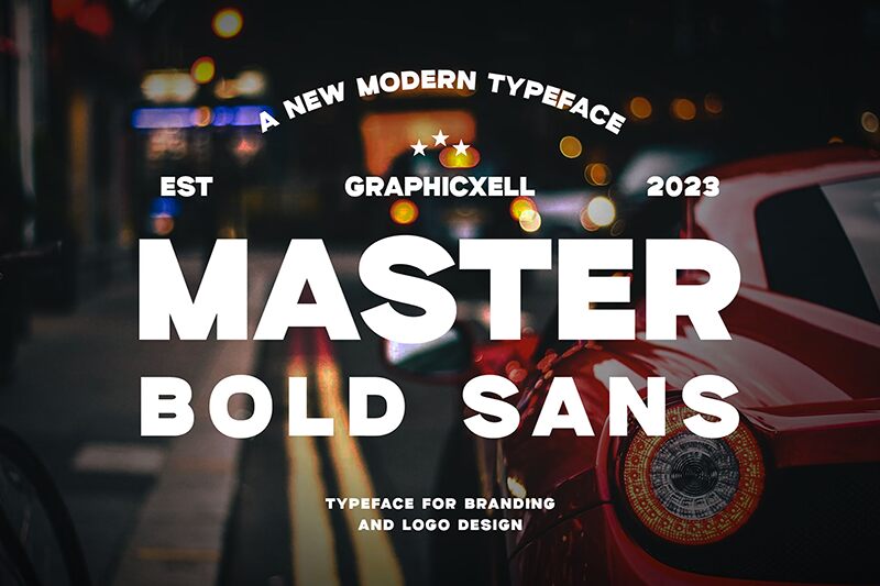 Master Schriftart