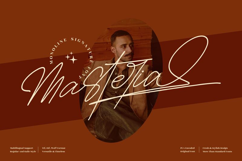 Masteria Schriftart