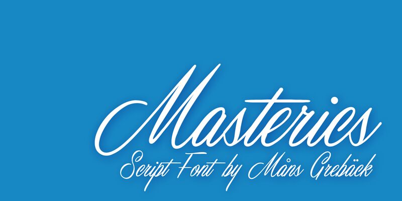 Masterics Schriftart