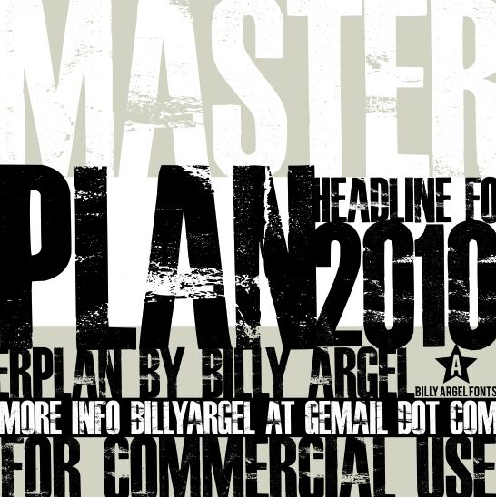 MASTERPLAN Font