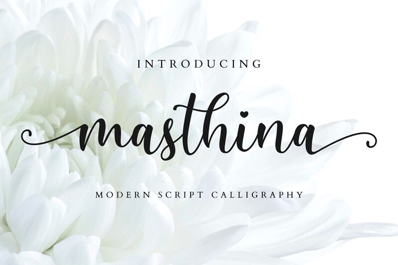 Masthina Schriftart