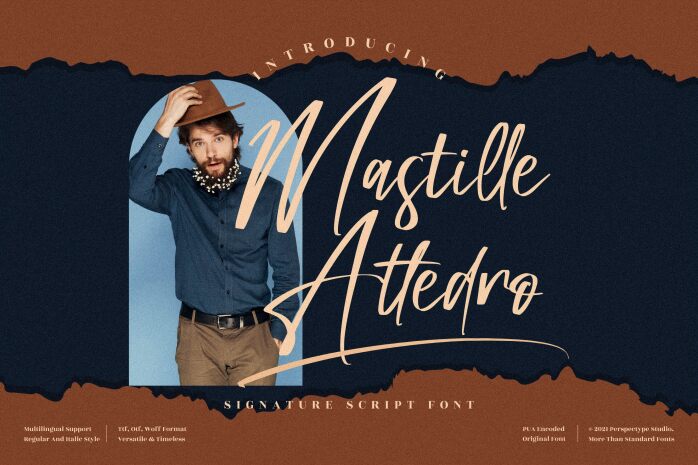 Mastille Attedro Schriftart