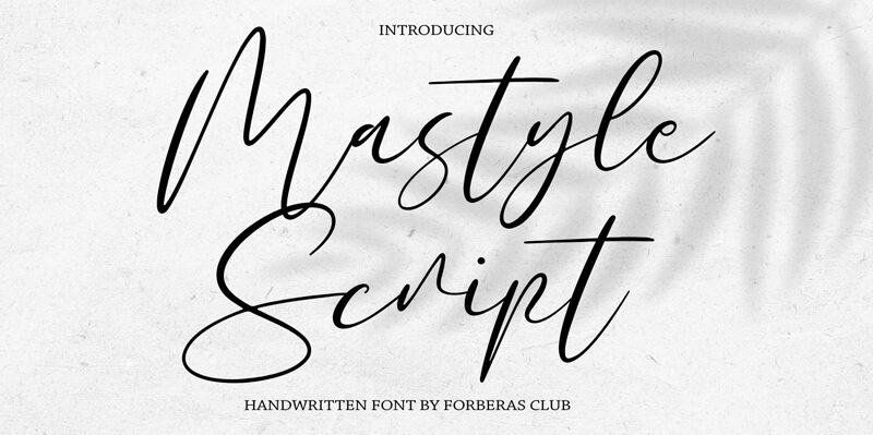 Mastyle Script font | Fonts2u.com