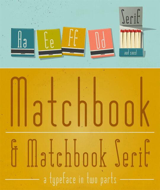 Matchbook Czcionka