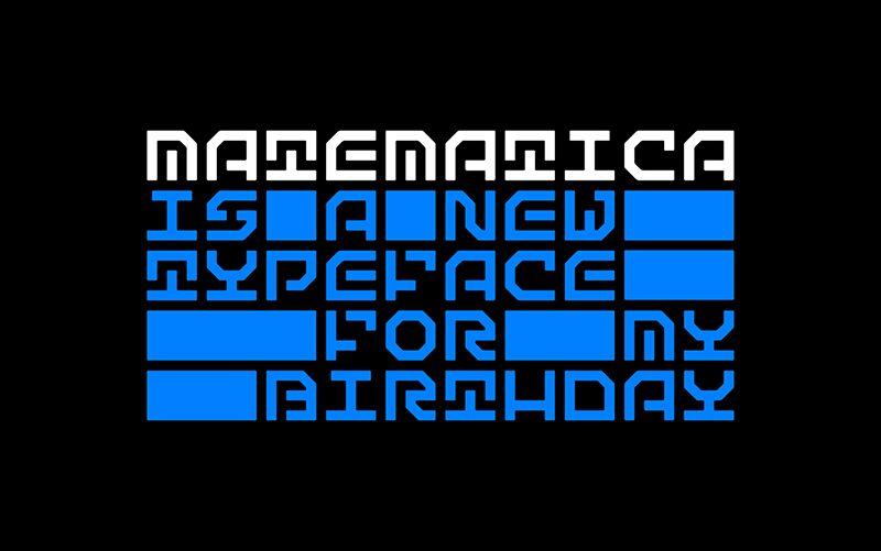 Matematica Schriftart