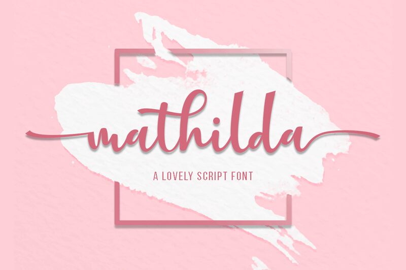 mathilda Schriftart