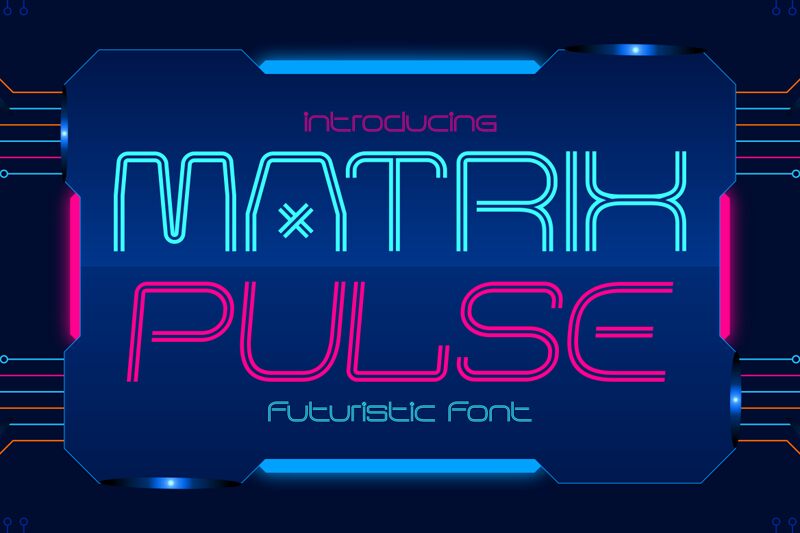 Matrix Pulse Czcionka