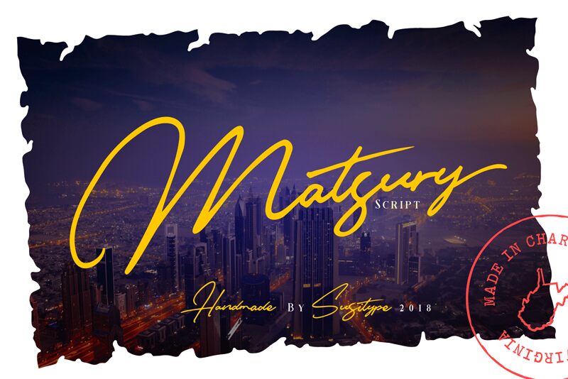 Matsury Schriftart