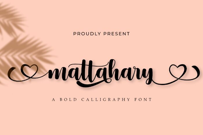 Mattahary Schriftart