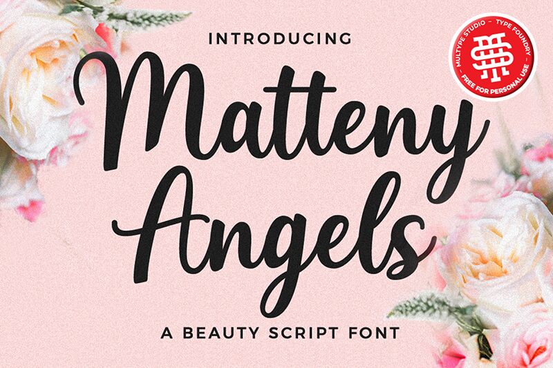 Matteny Angels Schriftart