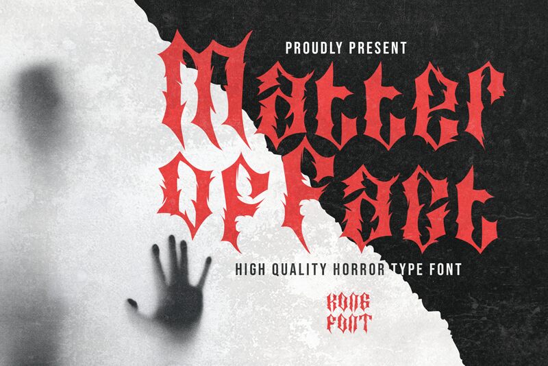 Matter Of Fact Schriftart