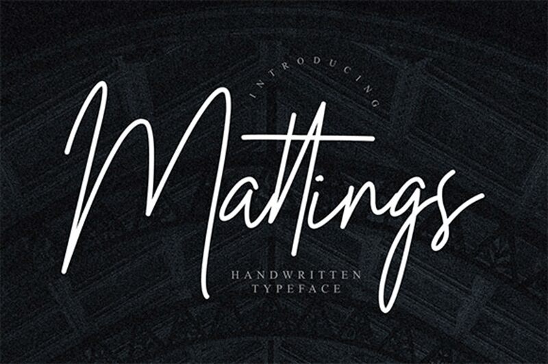 Mattings Schriftart