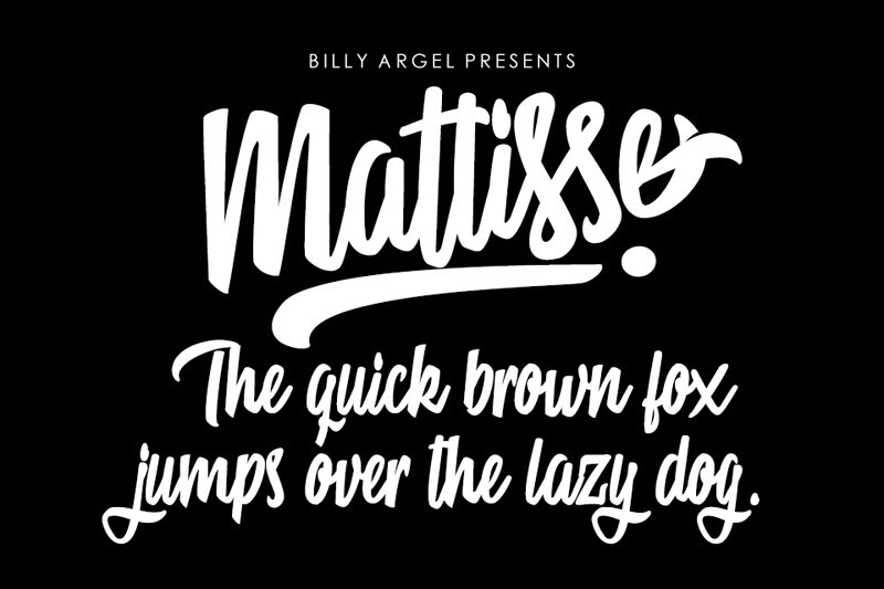 Mattisse Schriftart