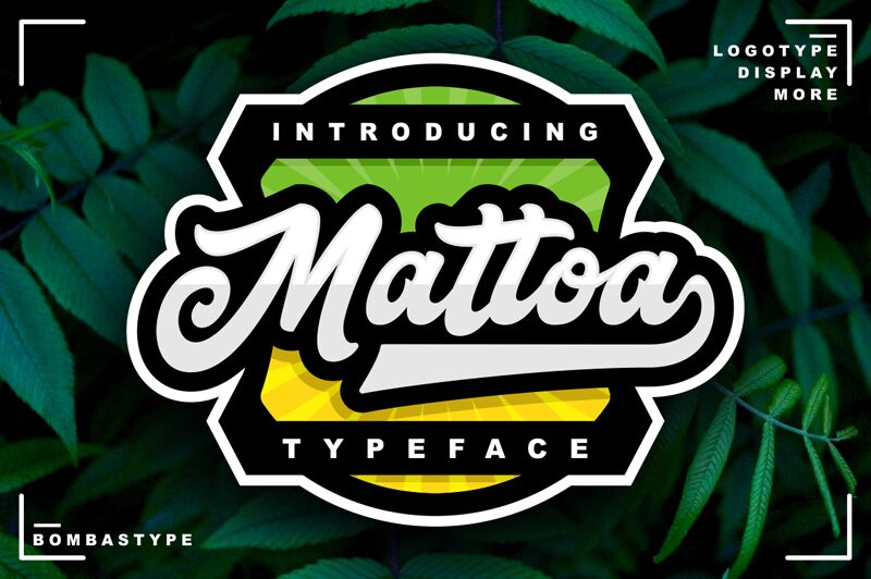 Mattoa Schriftart