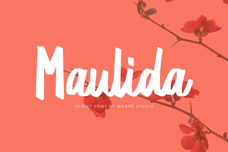 Maulida Schriftart