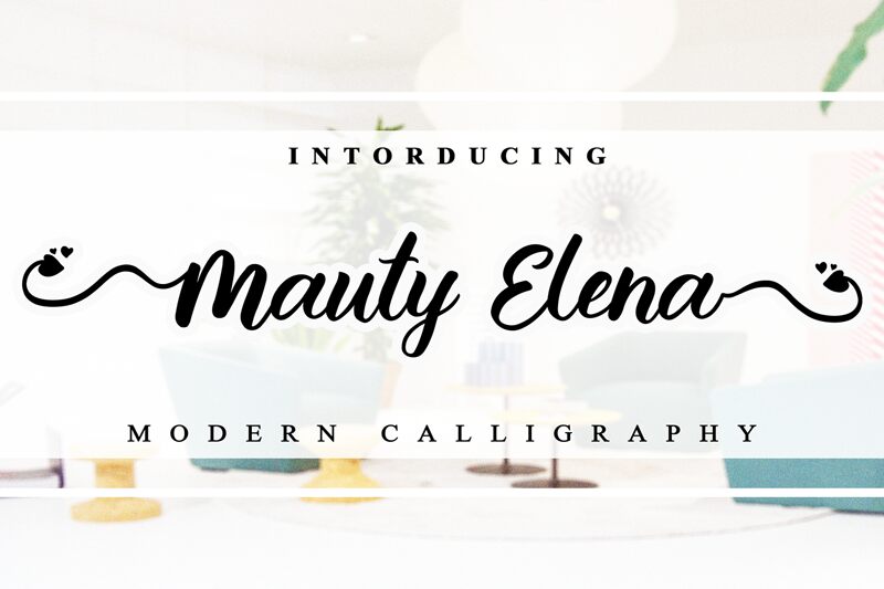 Mauty Elena Schriftart