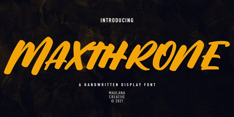 Maxthrone Fonte