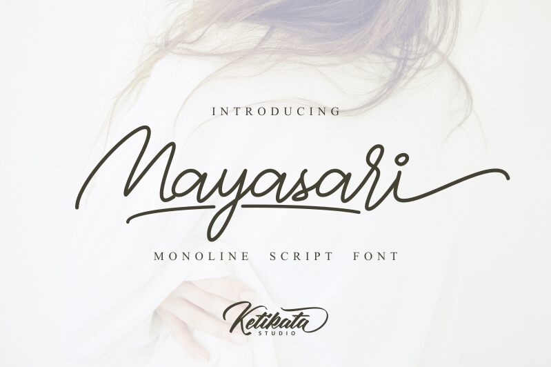 Mayasari Schriftart