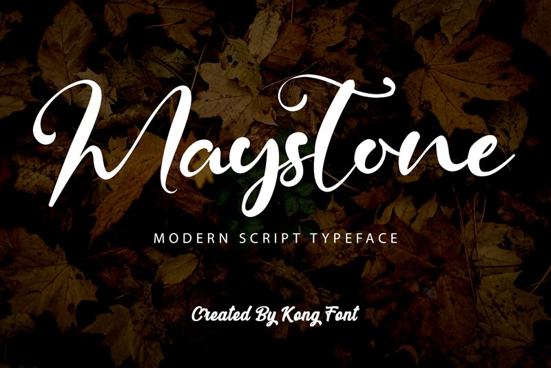 Maystone Schriftart