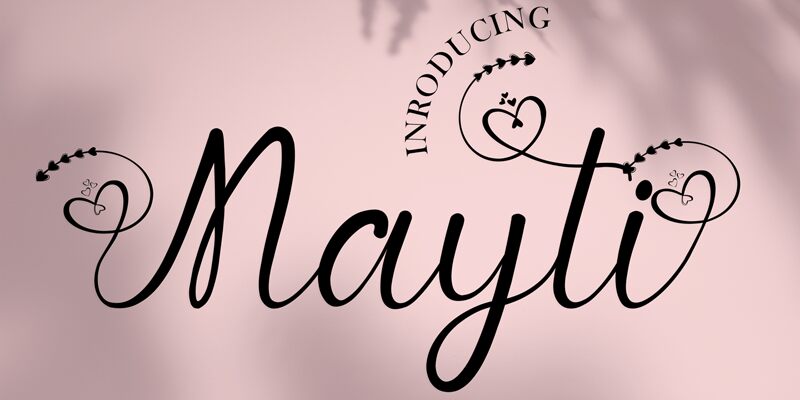 Mayti Schriftart