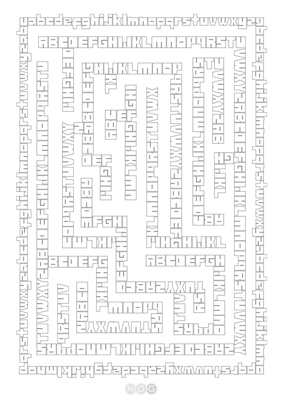 maze without destination Schriftart