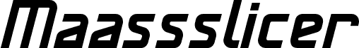 MaassslicerItalic