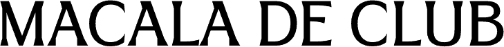 MACALA DE CLUB Personal Use Schriftart