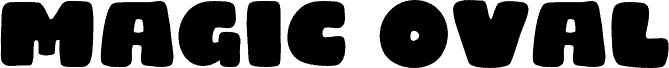 Magic Oval font