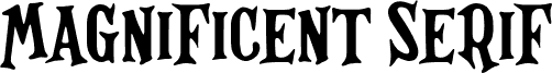 Magnificent Serif