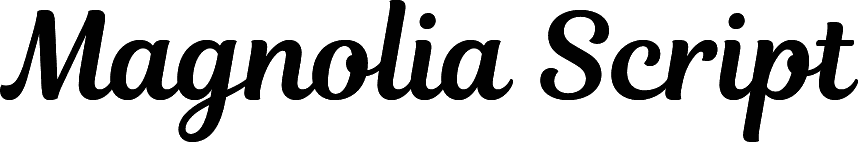 Magnolia-Script font