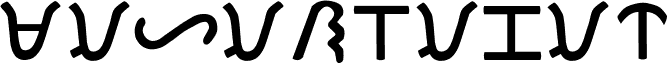 Preview of the MAHARLAKAN font