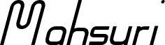 Mahsuri Italic