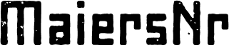 MaiersNr8-Halbfett