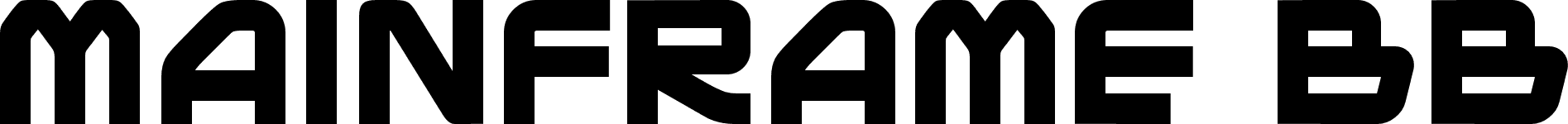 Mainframe BB Bold font | Fonts2u.com