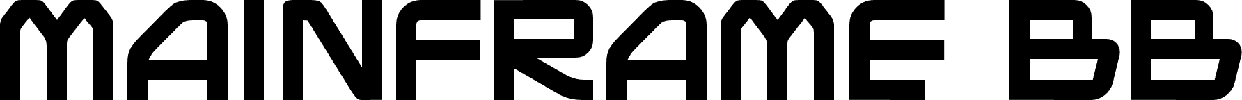 Mainframe BB font | Fonts2u.com