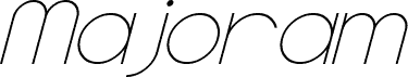 Majoram Italic