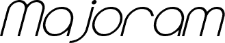 Majoram Sans Bold Italic