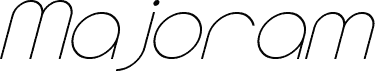 Majoram Sans Italic