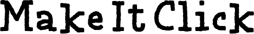 Make It Click DEMO Regular Schriftart