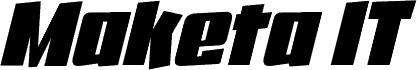 Maketa IT Normal Italic font