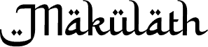 Makulath 字体